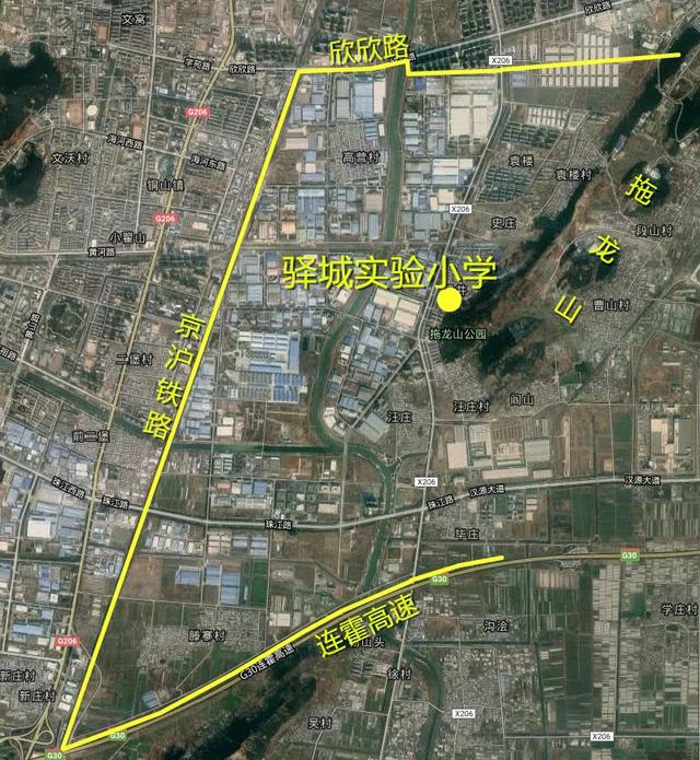 徐州市区三星级高中，这条路上要建徐州规模最大高中