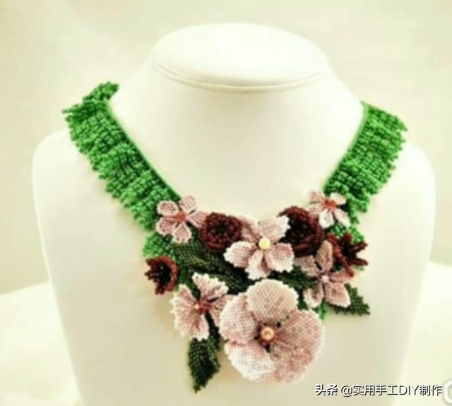 40款时尚的串珠项链，圆珠串珠项链教程大全