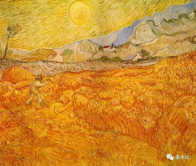 梵高麦田系列作品，文森特