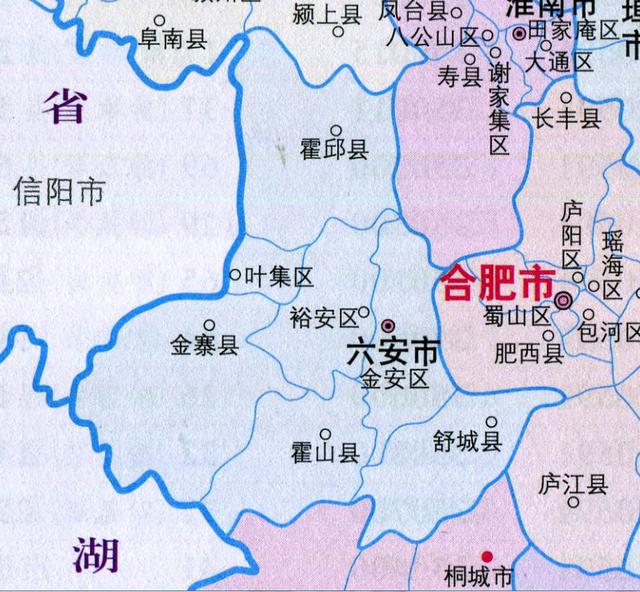 六安城区面积人口多少，六安市人口分布图