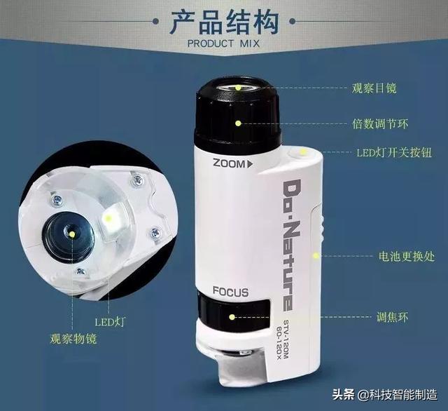 儿童科学探索显微镜，启发孩子科学探索思维