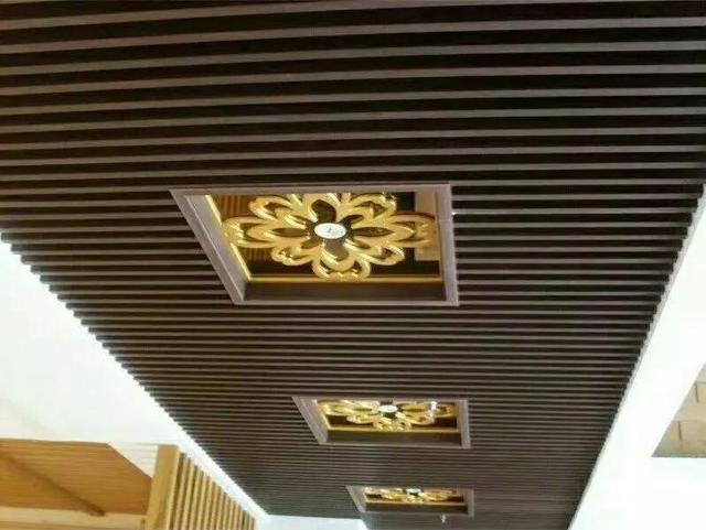 生态木吊顶效果图，生态木吊顶做法示意图（2019家装生态木吊顶图片大全）