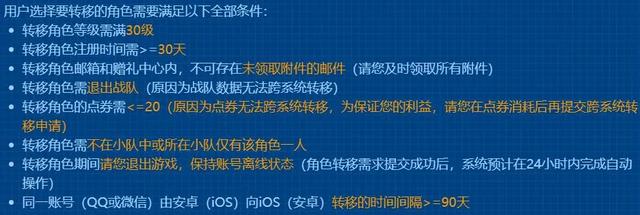 王者荣耀转区苹果转安卓需要多少，王者荣耀转区功能来了