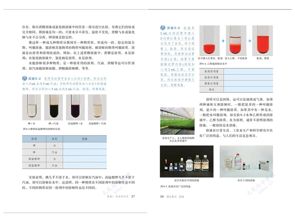 九年级化学下册电子书，九年级化学下册课本人教版电子版（人教版初中九年级下册）