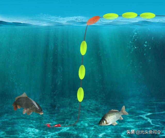 野钓七星漂朝天钩最佳方法，长竿短线七星漂朝天钩