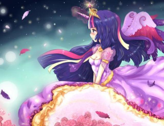 小马宝莉人物图片，小马宝莉人物紫悦拟人化（十二星座各自代表小马宝莉中的角色）