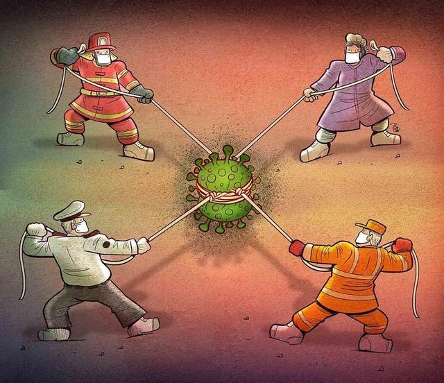 手绘漫画谢医护图片 送给医生的礼物图画
