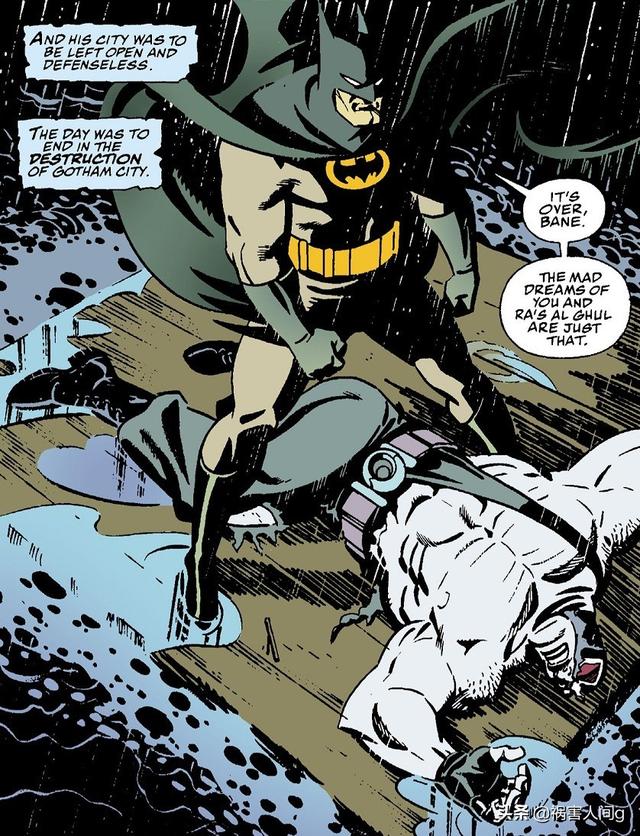 蝙蝠侠和贝恩断背之交，最终两兄弟无奈反目成仇