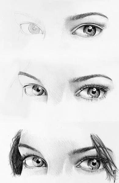 素描画五官详解，素描五官深度剖析