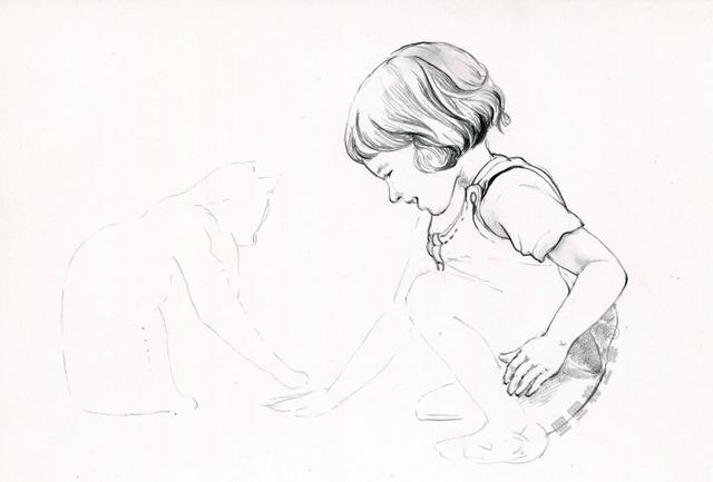 儿童画基础教程，儿童画素描教程简单又漂亮（零基础怎么画出以下的绘画作品）