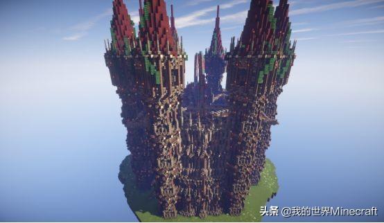 我的世界最好的城堡和豪宅，盘点我的世界里颜值爆表的四座空中之城