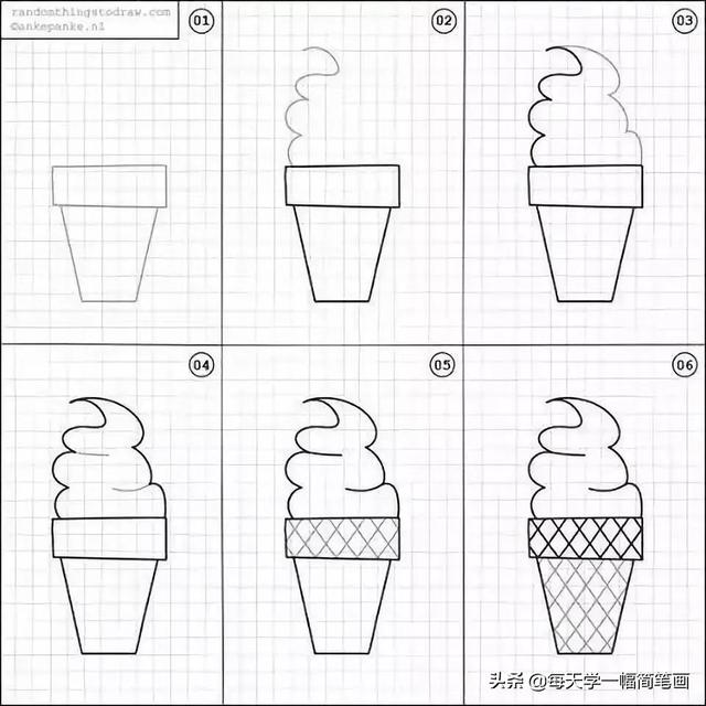 一张简单又漂亮的画，漂亮又简单的简笔画教程（简单又好看的线条画#一支笔画出你的世界）