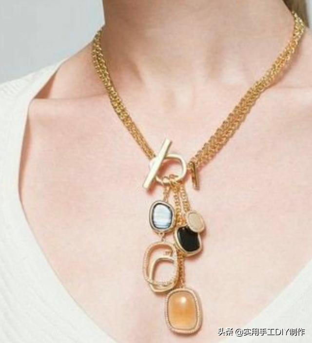 40款时尚的串珠项链，圆珠串珠项链教程大全