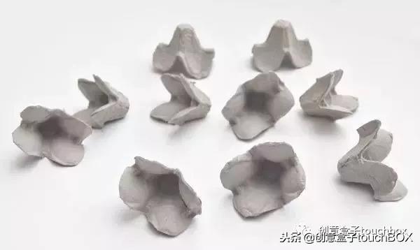 整个鸡蛋托手工制作，随便涂一涂就是孩子爱玩的小手工