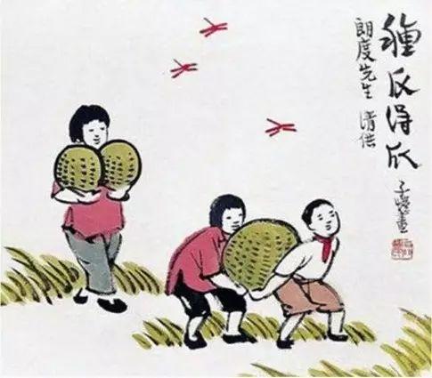 丰子恺漫画全集，丰子恺最著名的十幅漫画图（丰子恺100幅漫画处处是真）