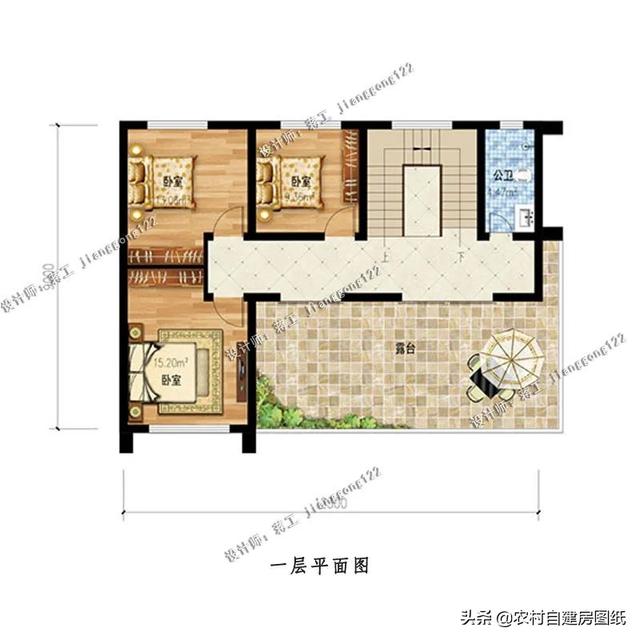 现代风二层小别墅新款农村，5款二层农村别墅