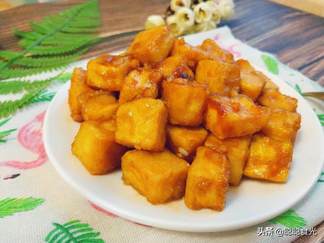 脆皮豆腐做法外酥里嫩特下饭，糖醋脆皮豆腐的家常做法