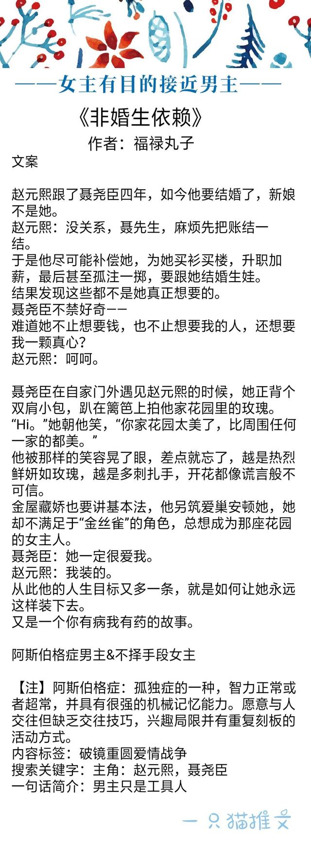 女主为了得到男主而不择手段，女主带着目的接近
