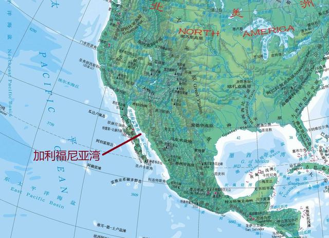 加利福尼亚地图，红海和东非大裂谷地图（美国加州中央谷地）