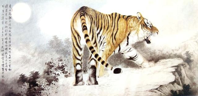 画虎怎么画才好，老虎画法-陈家明画虎