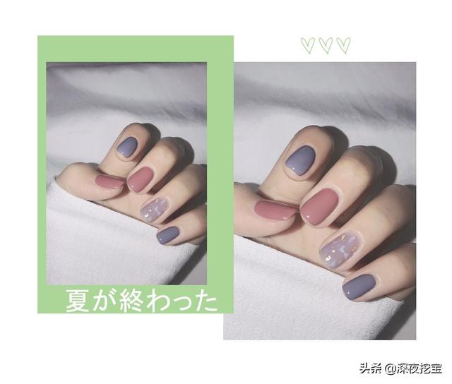 超级显白的基础款美甲，显白显嫩的美甲来一波儿~