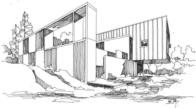 建筑画技法手绘，钢笔画手绘建筑教程
