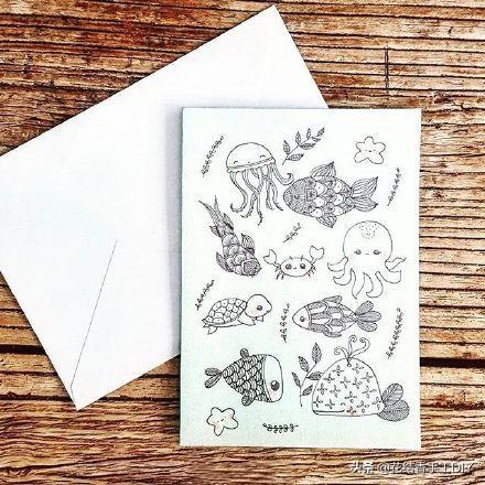 如何画最简单的手帐，00多种手帐简笔画