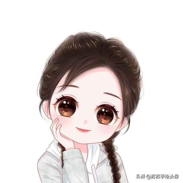 可爱卡通头像少女心，女生头像少女心可爱萌卡通（可爱卡通女生头像）