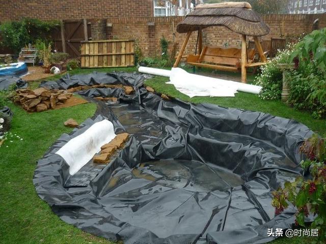 自制庭院小鱼池，手把手教你建室外鱼池