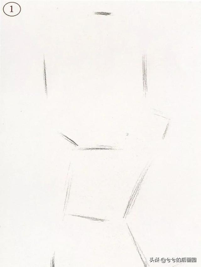 素描石膏头像4个阶段，常见石膏素描头像