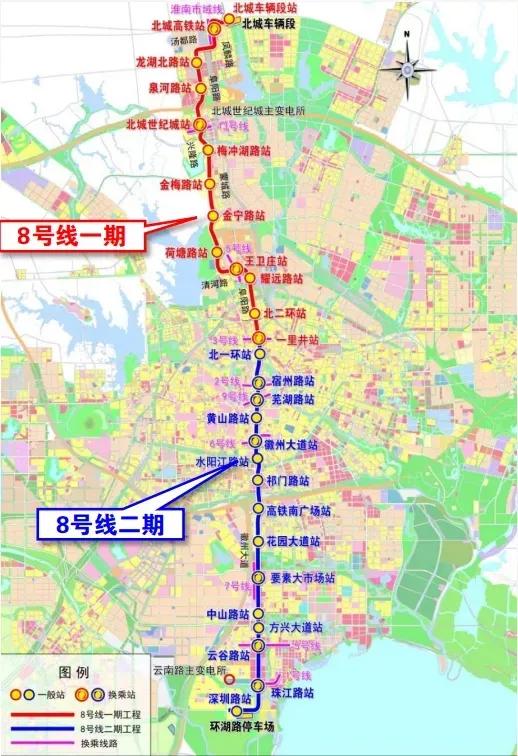 合肥地铁4号线延长线最新规划，合肥轨道交通4号线南延线即将进入恢复工程