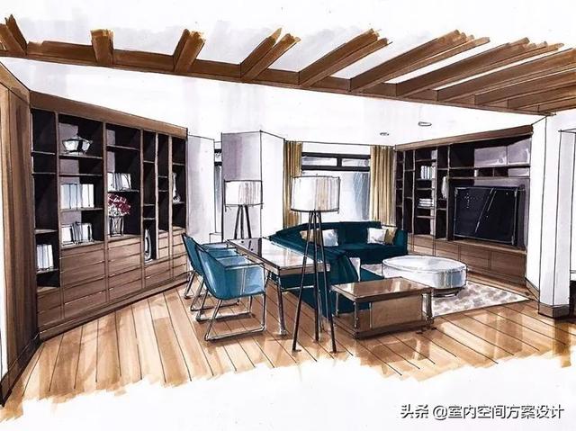 马克笔的六种手绘技法，马克笔用笔技法和上色秘笈