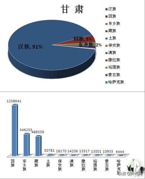 中国民族分布图，全国主要少数民族分布