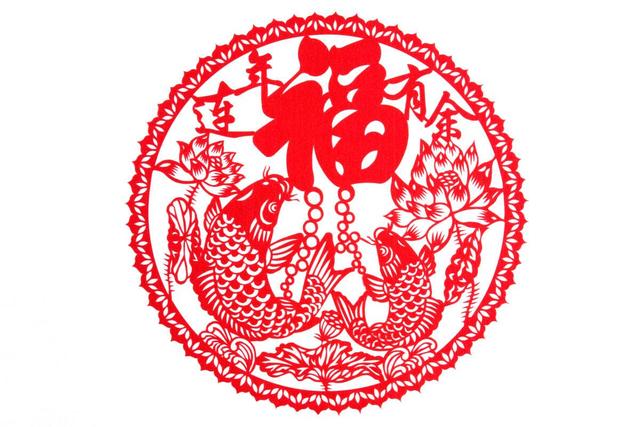 春节福字剪纸大全，春节福字剪纸作品欣赏