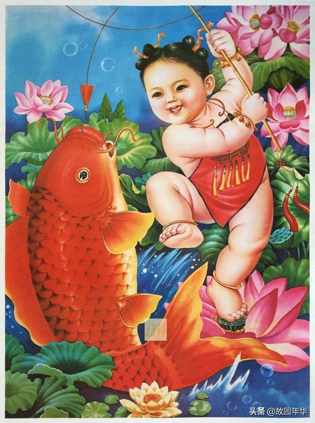 60年代罕见年画难得一见，60年代众多人物形象的年画