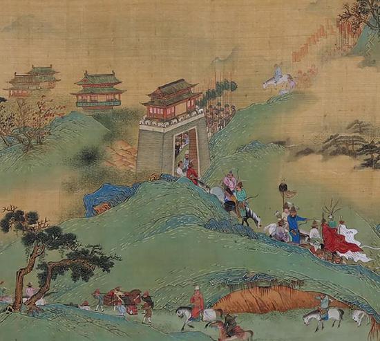 明朝末年的一位大将，明朝灭亡的时候非常有气节的大臣