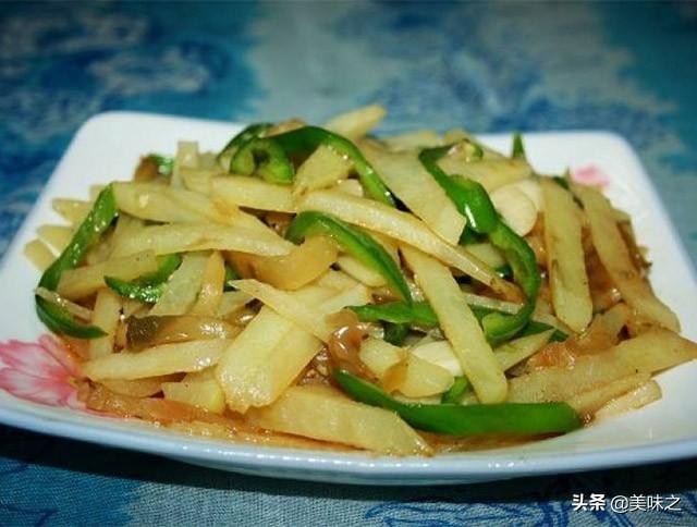 青椒土豆丝家常做法图解，朴素而又美味的青椒土豆丝15种做法