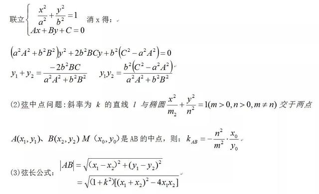 高中数学必考重点，高中数学双曲线准线知识点大全