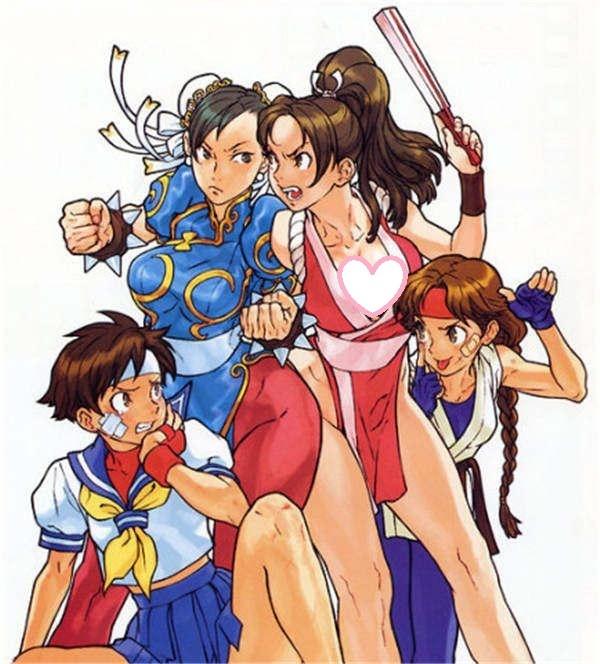 动漫街机游戏美女，小时候因单纯错过的街机美女