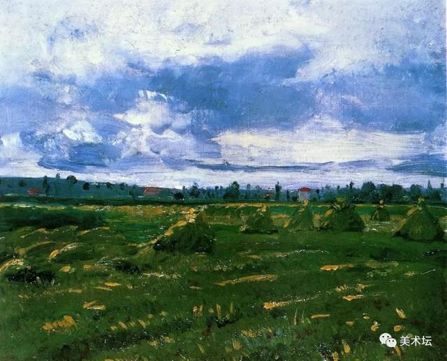 梵高麦田系列作品，文森特