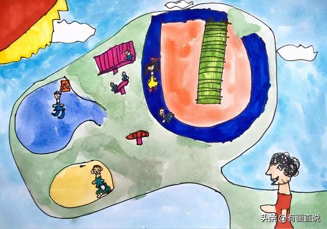少儿画画图片大全，少儿绘画简单易学儿童画（28张~创意美术儿童范画,很值得初学者收藏）