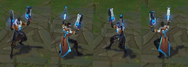 lol全部皮肤效果展示，未来战士炫酷来袭