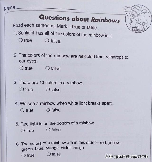 rainbow自然拼读，英语原版阅读Rainbows