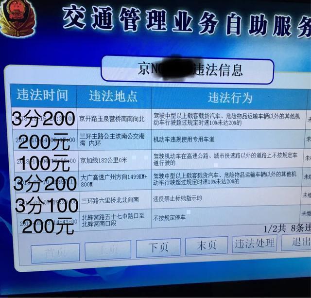 违章停车网上查询，盘点在北京开车常犯的一些违章