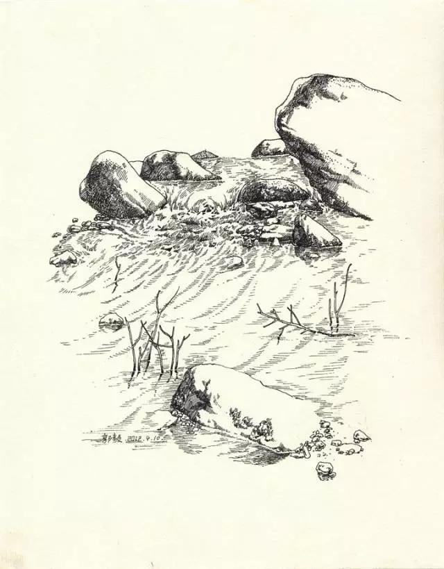 简单好画的风景速写 初学者，老师都是从基础画起来的