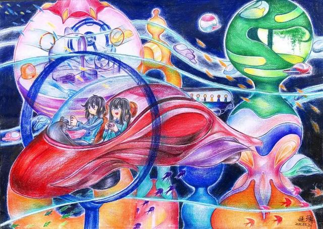 未来的科幻主题绘画简单，科幻画主题系列作品20张