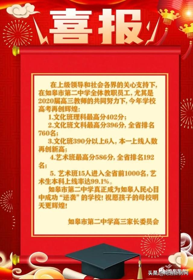 如皋4所高中跻身南通，如皋市有几所初级中学排名