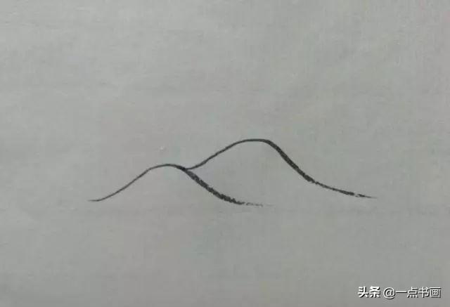 山水画教程画法步骤，山水画入门水的五种画法
