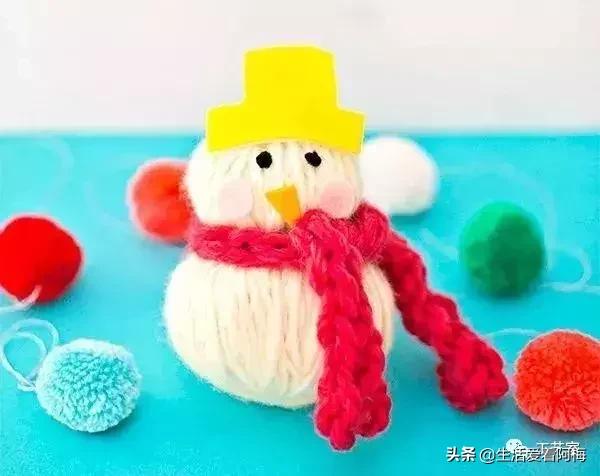 适合小孩的毛线手工，毛线小手工合集