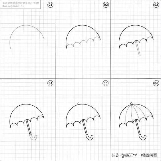 一张简单又漂亮的画，漂亮又简单的简笔画教程（简单又好看的线条画#一支笔画出你的世界）